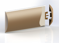 BRIDGE wall guard – stainless steel / plastic - 3