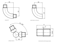 ALU-PVC Wall Handrail - 36