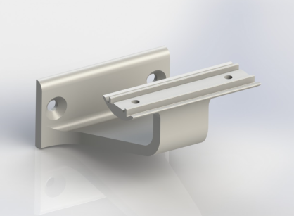 Aluminum handrail bracket