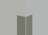 Stainless steel wall corner guard. - 3