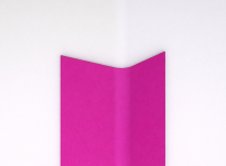 ACRAMIT adjustable PVC corner guard with a rounded profile - 33