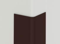 ACRAMIT adjustable PVC corner guard with a rounded profile - 32