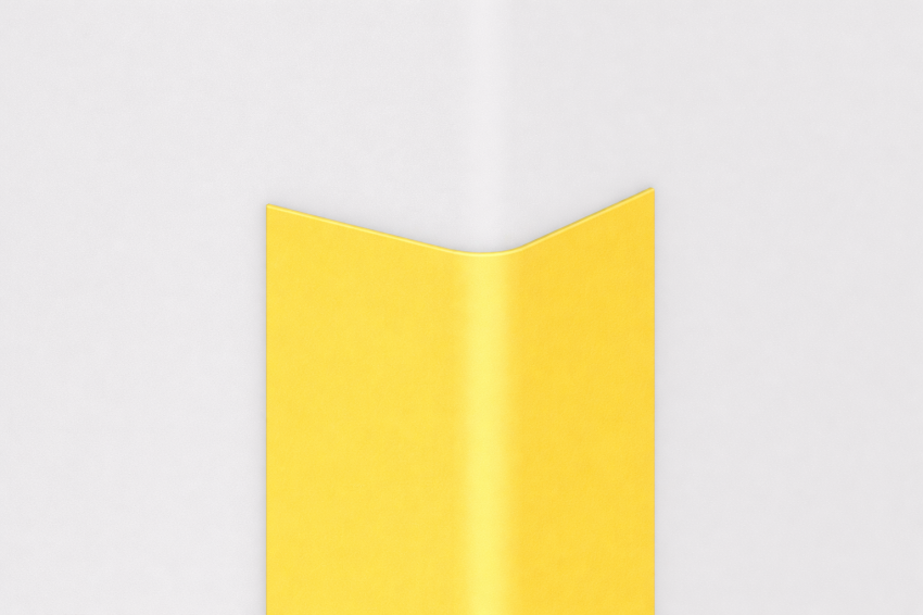 ACRAMIT adjustable PVC corner guard with a rounded profile