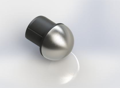 Stainless steel spherical handrail end