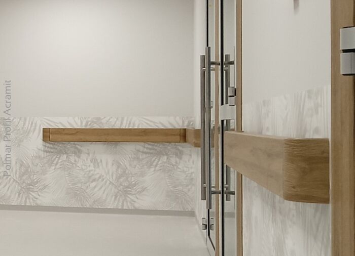 New in the Polmar Profil Offer – Wood‑Effect Handrails and Bumper Rails