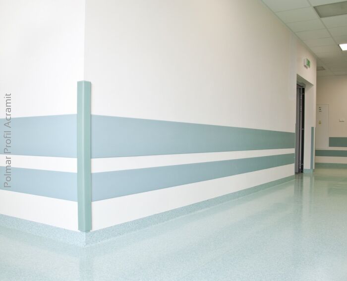 How to protect walls from floor cleaning machines: protective panels, corner guards, and wall bumpers.